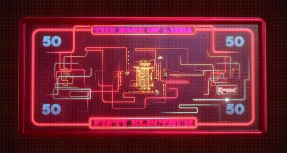 FIFTY Electrum Plate (50エレクトラム紙幣)